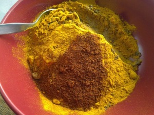 My blend of curry spices